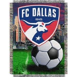  FC Dallas MLS Woven Tapestry Throw Blanket (48x60 