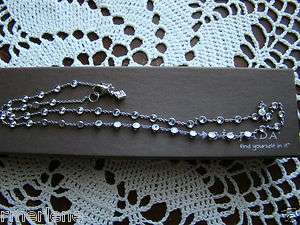 Silpada Sterling Silver CZ 22 Long Necklace N1962 New  