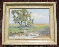   Framed Painting CA Listed FH Cutting Silicon Valley Landscape  