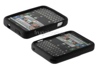   Motorola Charm MB502 Premium Thick Black Silicone Gel Skin Case  