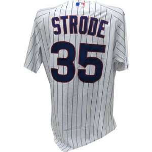  Lester Strode Jersey   Chicago Cubs 2011 Game Worn #35 