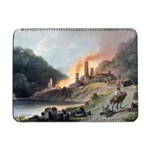  Iron Works, Coalbrookdale, engraved by   iPad Cover 