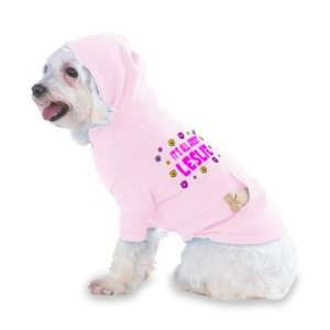 Its All About Leslie Hooded (Hoody) T Shirt with pocket for your Dog 