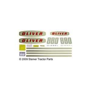  OLIVER EARLY 880 DIESEL MYLAR DECAL SET Automotive