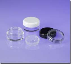 30 EMPTY MINERAL MAKEUP 10 GRAM COSMETIC JARS W SIFTERS  