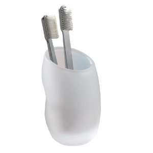  Nameeks 4410 02 Sinua Toothbrush Holder and Tumbler, White 