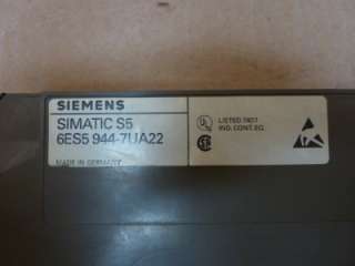 Siemens / Van Dorn Power Supply 6ES5 944 7UA22 #27391  