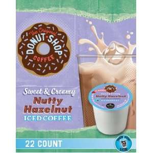   People Sweet & Creamy Nutty HAZELNUT ICED COFFEE (2 Boxes of 22 K Cups