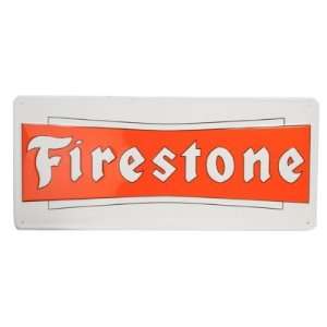  Classic Firestone Bowtie Metal Sign Automotive