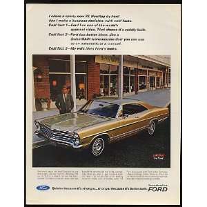  1967 Ford XL Hardtop 3 Cold Facts Print Ad (9220)