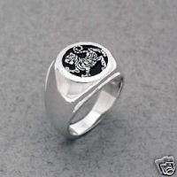 Shotokan Tiger Ring, Sterling Silver, Hand Crafted  