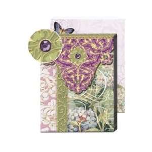   Studio Note Pad Pocket Patchwork Lilac/Green (2 Pack)