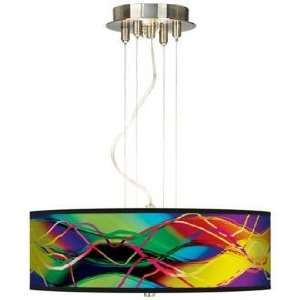  Colors In Motion 20 Wide Three Light Pendant Chandelier 