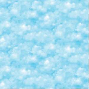   Home DF059733 Clouds Wallpaper, Blue, 20.5 Inch Wide