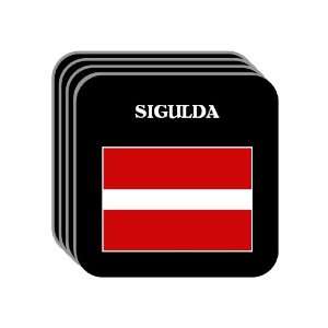  Latvia   SIGULDA Set of 4 Mini Mousepad Coasters 