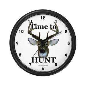 Deer Hunting Wall Clock by  