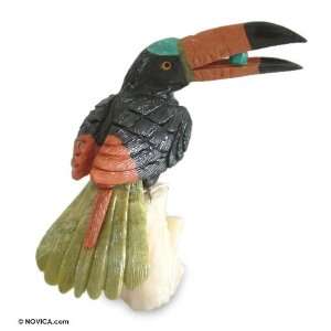  Onyx and jasper sculpture, Toucan Can