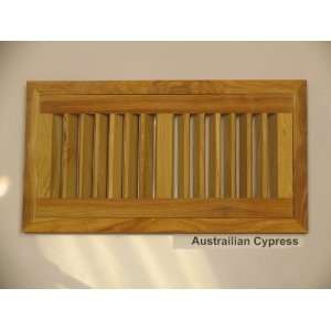    Output Australian Cypress Flush Unfinished Wood Heat Register / Vent