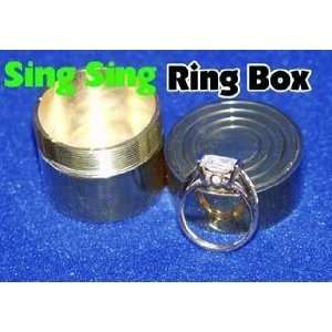  Sing Sing Ring Box   Brass   Parlor / Stage Magic Toys 