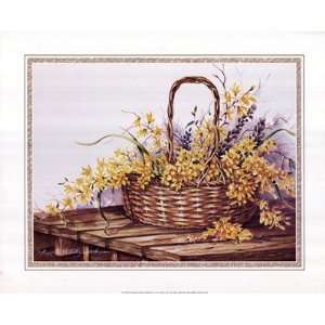   of Yellow Flowers Finest LAMINATED Print Peggy Thatch Sibley 20x16