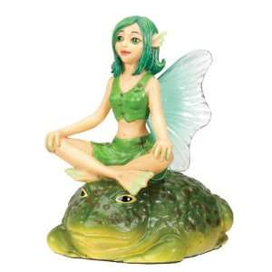  Ribbity Fairy Figurine   Cold Cast Resin   3.5 Height 