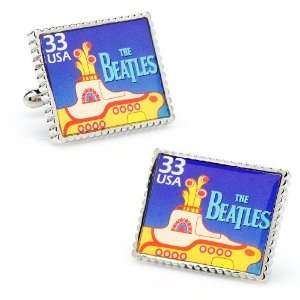   The Beatles Yellow Submarine Stamp Cufflinks   CLI PB YSUB SL Jewelry