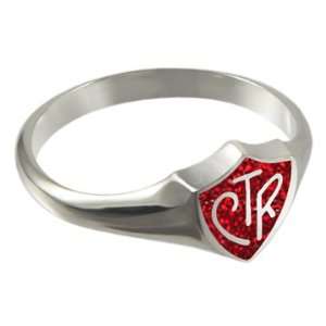  Red Sparkle CTR Ring Jewelry