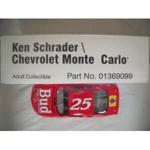  Ken Shrader/ Chevrolet Monte Carlo #25 Budweiser Toys 