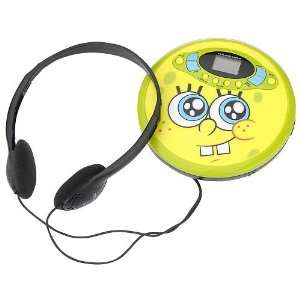  Sakar Spongebob Squarepants CD Player   Sakar 37062 