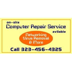    3x6 Vinyl Banner   Computer Repair Service 