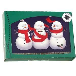 Lets Party By Paper Magic Group Three Snowmen Greeting 