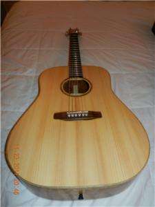 USA ADIRONDACK RED SPRUCE TOP &QUILT MAHOGANY DREADNOUGHT ACOUSTIC 
