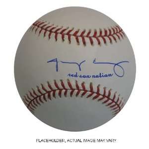   Ellsbury MLB Baseball Inscribed  Red Sox Nation (MLB Authenticated
