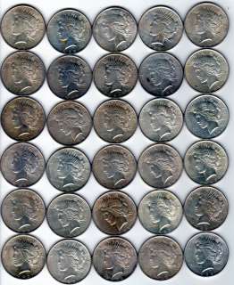   Peace Silver Dollars Wholesale Lot #286 Investment Better Group NO RES