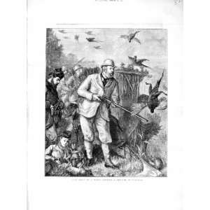  1872 Duke Man Norfolk Shooting Huntng Sport Birds