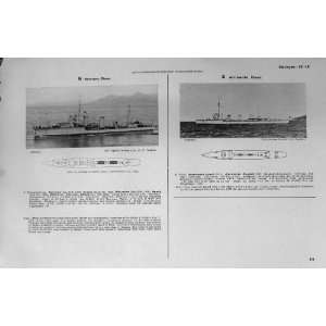  1953 54 Ships Serrano Condell Gualcolda Lautaro Chile 