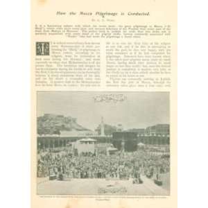  1900 Musslims How Mecca Pilgrimage is Conducted 
