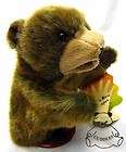 Little Brown Bear Hand Puppet Folkmanis Plush Toy Stuffed Animal 