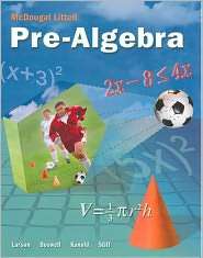 McDougal Littell Pre Algebra Student Edition Pre Algebra 2008 