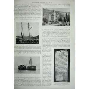   1899 Rose Hill Ship Sanatorium Meran Resistance Tablet