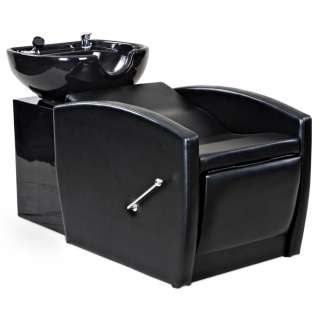 New Black Salon Spa Shampoo Chair & Bowl Unit SU 63BC  