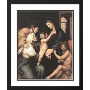   Framed and Double Matted Madonna dellImpannata