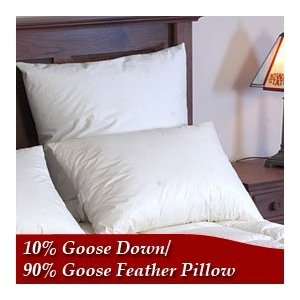  10% Goose Down   90% Goose Feather Pillow  