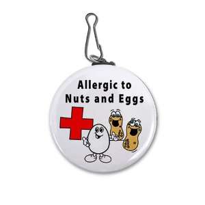 Creative Clam Allergies To Nuts And Eggs Medical Alert 2.25 Inch Clip 