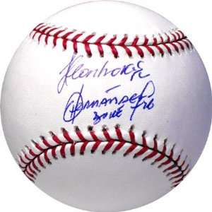  Jose Contreras and Orlando Hernandez Dual Autographed MLB 