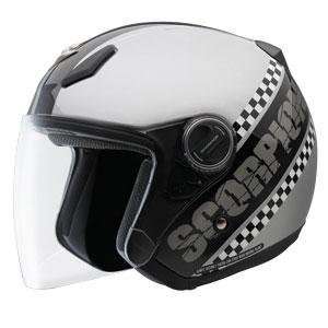  Scorpion EXO 200 TT Helmet   X Large/Silver Automotive