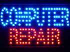 led034 b Computer Repair LED Neon Light Sign Whiteboard