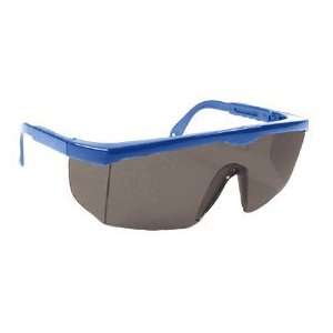  Shark Safety Glasses Smoke Anti Fog Lens Blue Frame 1 Pair 