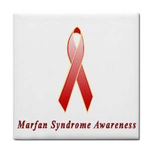 Marfan Syndrome Awareness Ribbon Tile Trivet