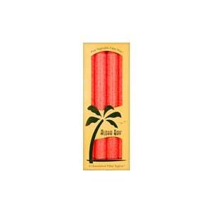 Coral Red Palm Taper 9 Unscented   1 pc Health 